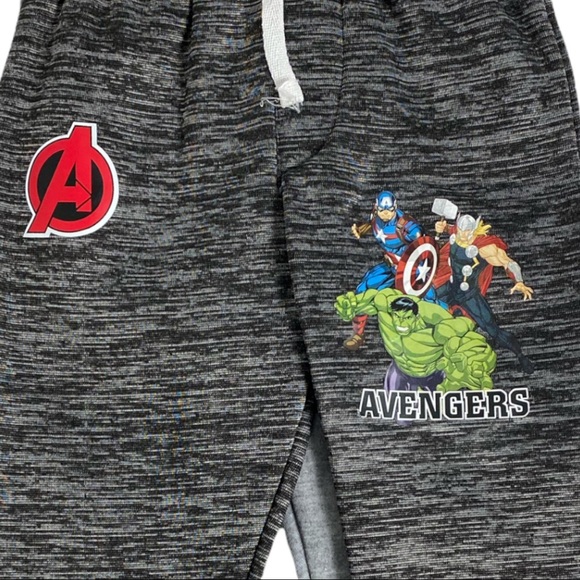 NWT Marvel Avengers 2 Pack Of Boy's Joggers/Sweatpants light Gray & Dark Gray - Picture 4 of 14